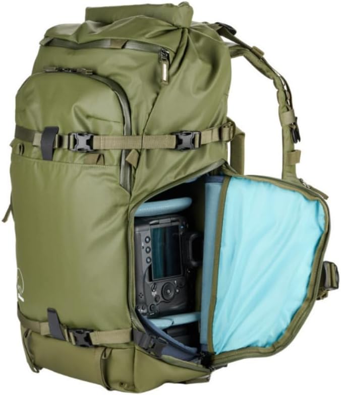 MOCHILA SHIMODA ACTION X40 V2 STARTER KIT PARA CÁMARAS DSLR Y MIRRORLESS, VERDE MILITAR - 3