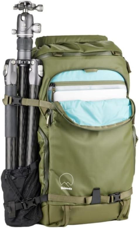 MOCHILA SHIMODA ACTION X40 V2 STARTER KIT PARA CÁMARAS DSLR Y MIRRORLESS, VERDE MILITAR - 4