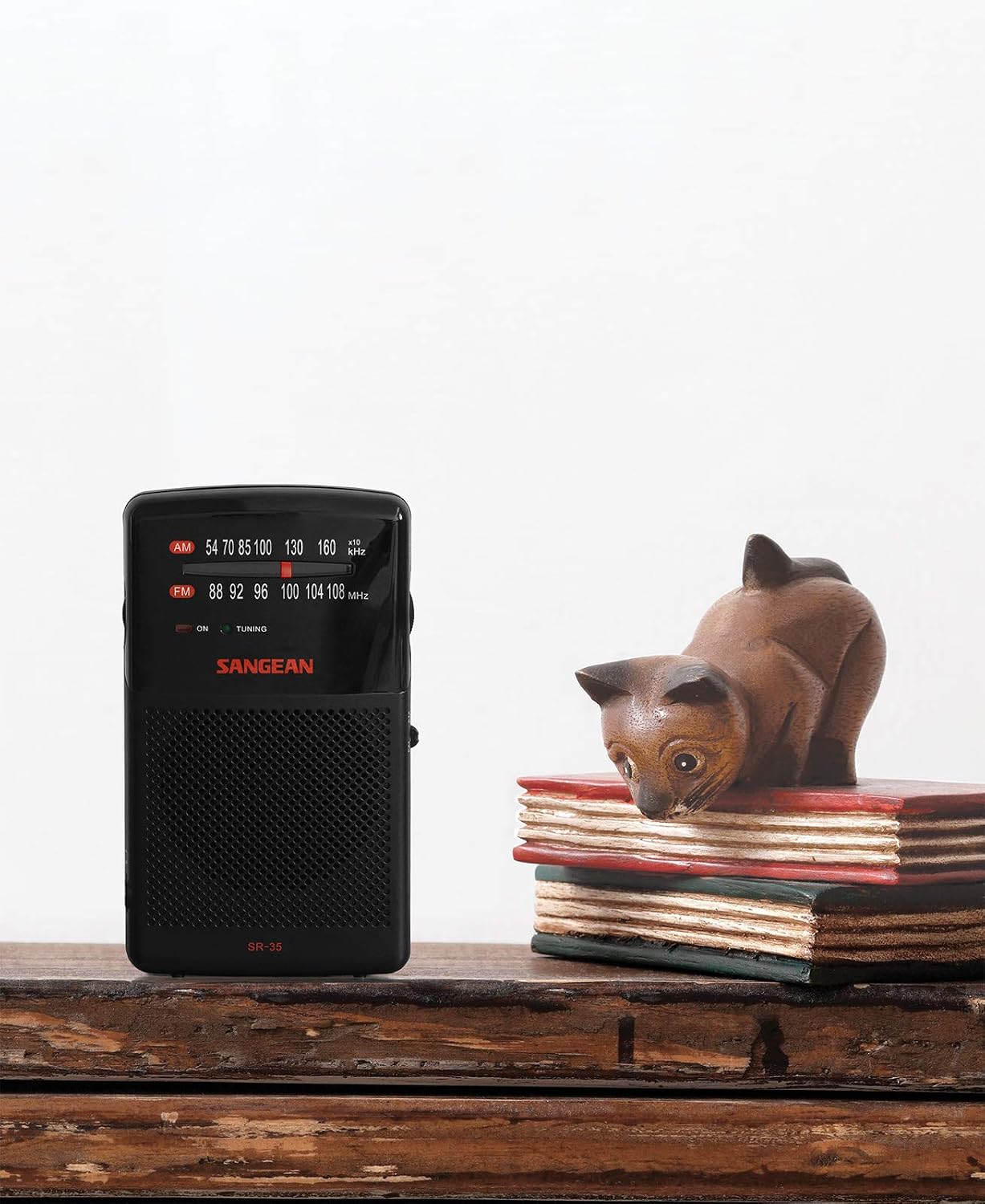 RADIO SANGEAN SR-35 AM/FM ANALÓGICA DE BOLSILLO NEGRO - 2