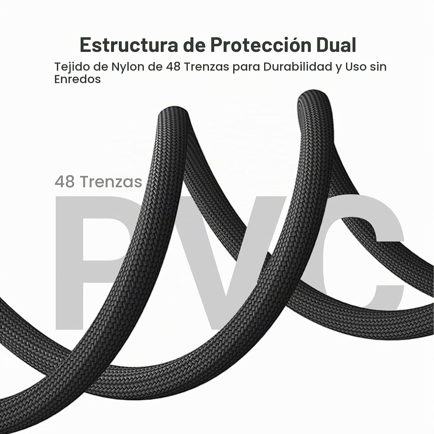 CABLE FOSI AUDIO 3.5MM A RCA 1.2M DUAL CORE CON CONECTORES DORADOS - 5