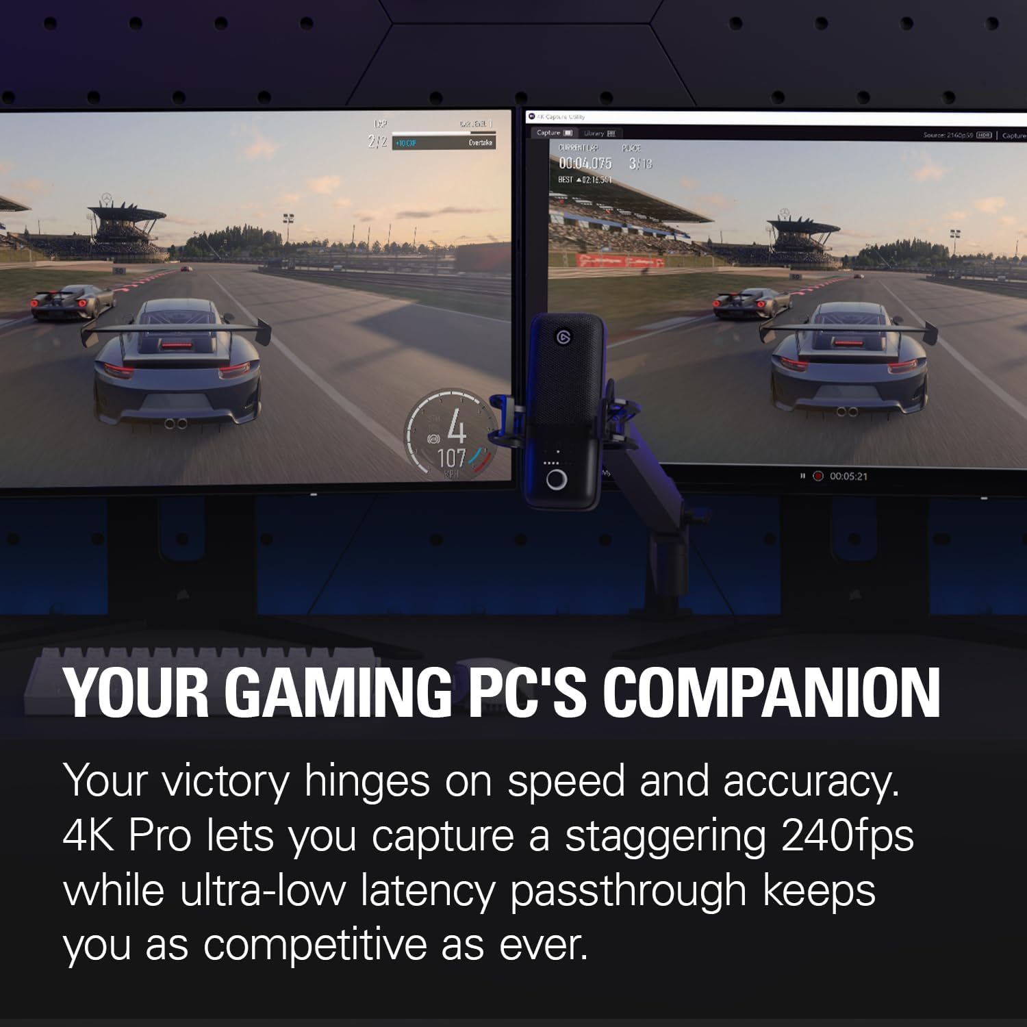 CAPTURADOR DE VIDEO ELGATO 4K PRO INTERNO, 8K60 PASSTHROUGH - 5