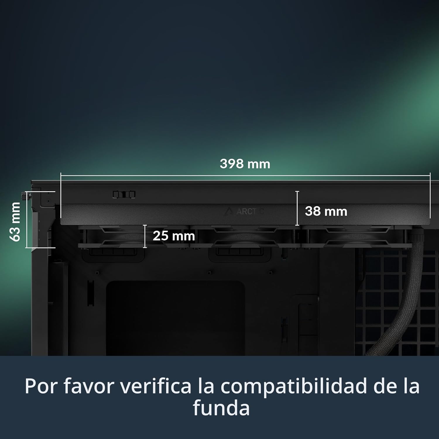 ENFRIADOR DE CPU ARCTIC LIQUID FREEZER III PRO 360 AIO CON 3 VENTILADORES DE 120 MM - 2