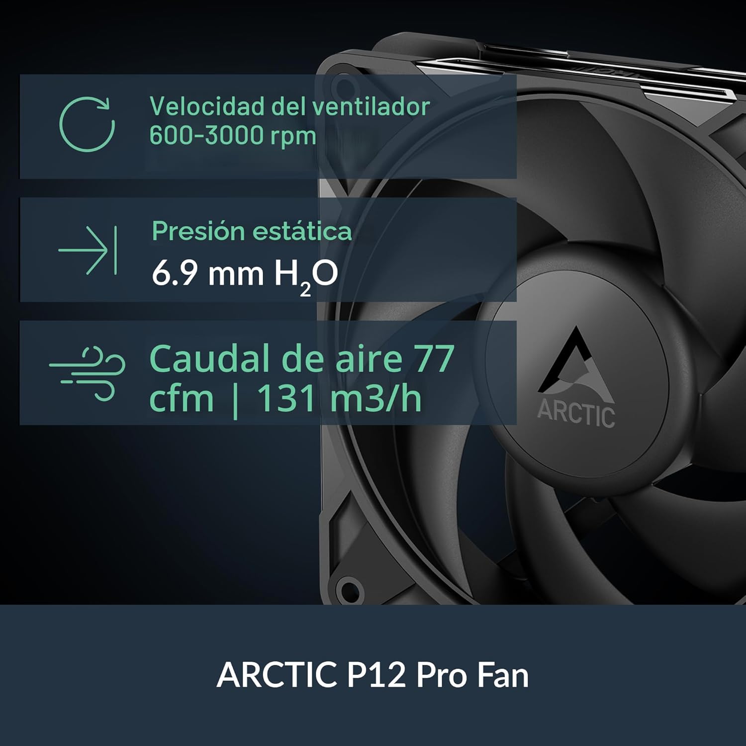 ENFRIADOR DE CPU ARCTIC LIQUID FREEZER III PRO 360 AIO CON 3 VENTILADORES DE 120 MM - 3