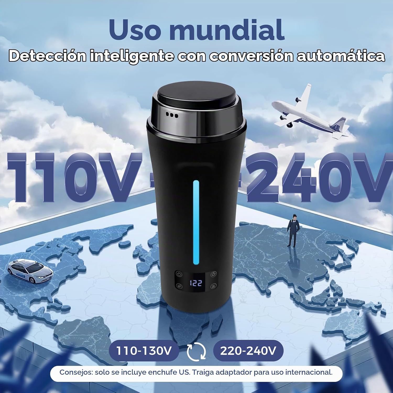 HERVIDOR ELÉCTRICO PORTÁTIL CEAPLOT DUAL VOLTAGE 350 ML - 2