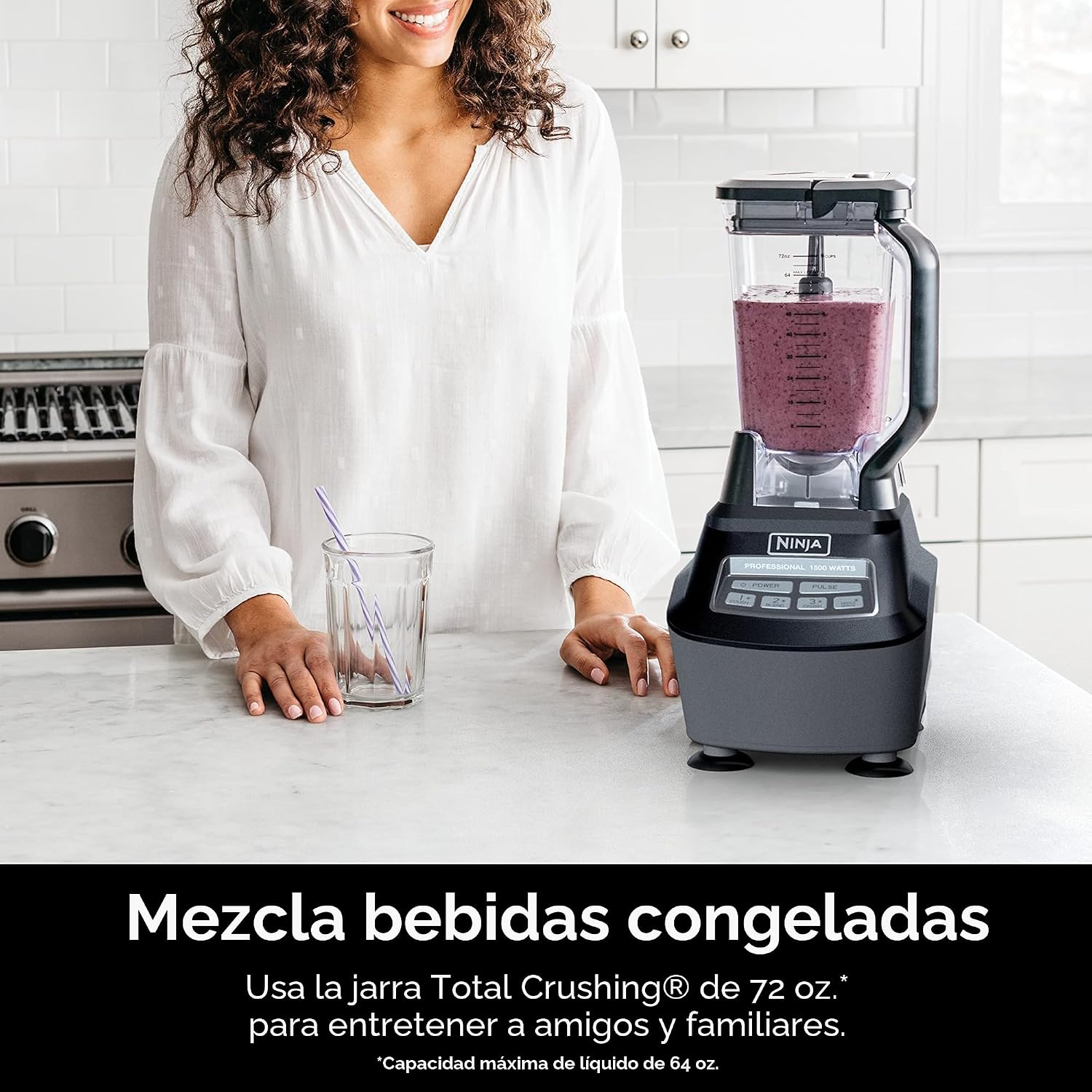 PROCESADORA DE ALIMENTOS NINJA MEGA KITCHEN SYSTEM BL770AMZ 1500W 72OZ NEGRA - 3