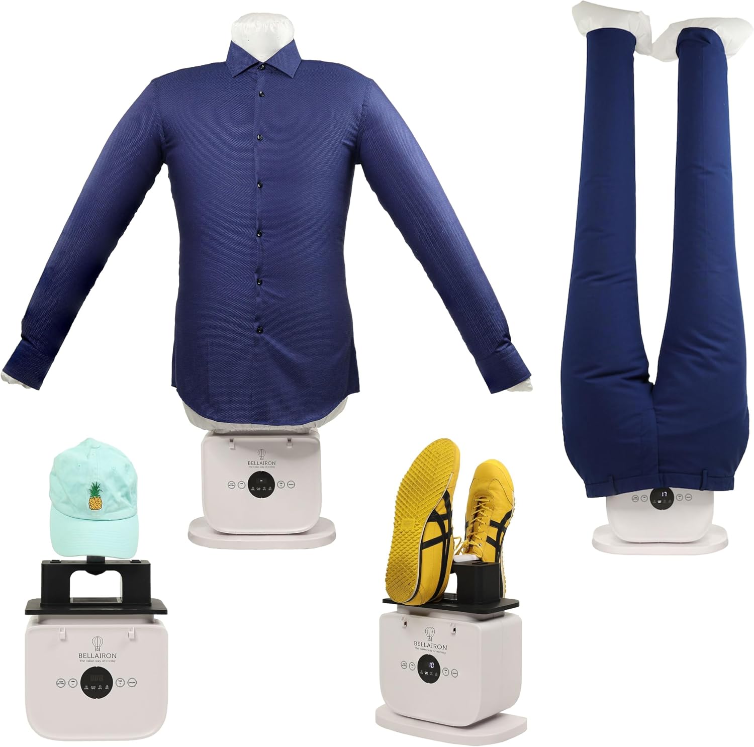 MÁQUINA AUTOMÁTICA PARA PLANCHAR ROPA BELLAIRON MX-ID-5 BLANCA - 1
