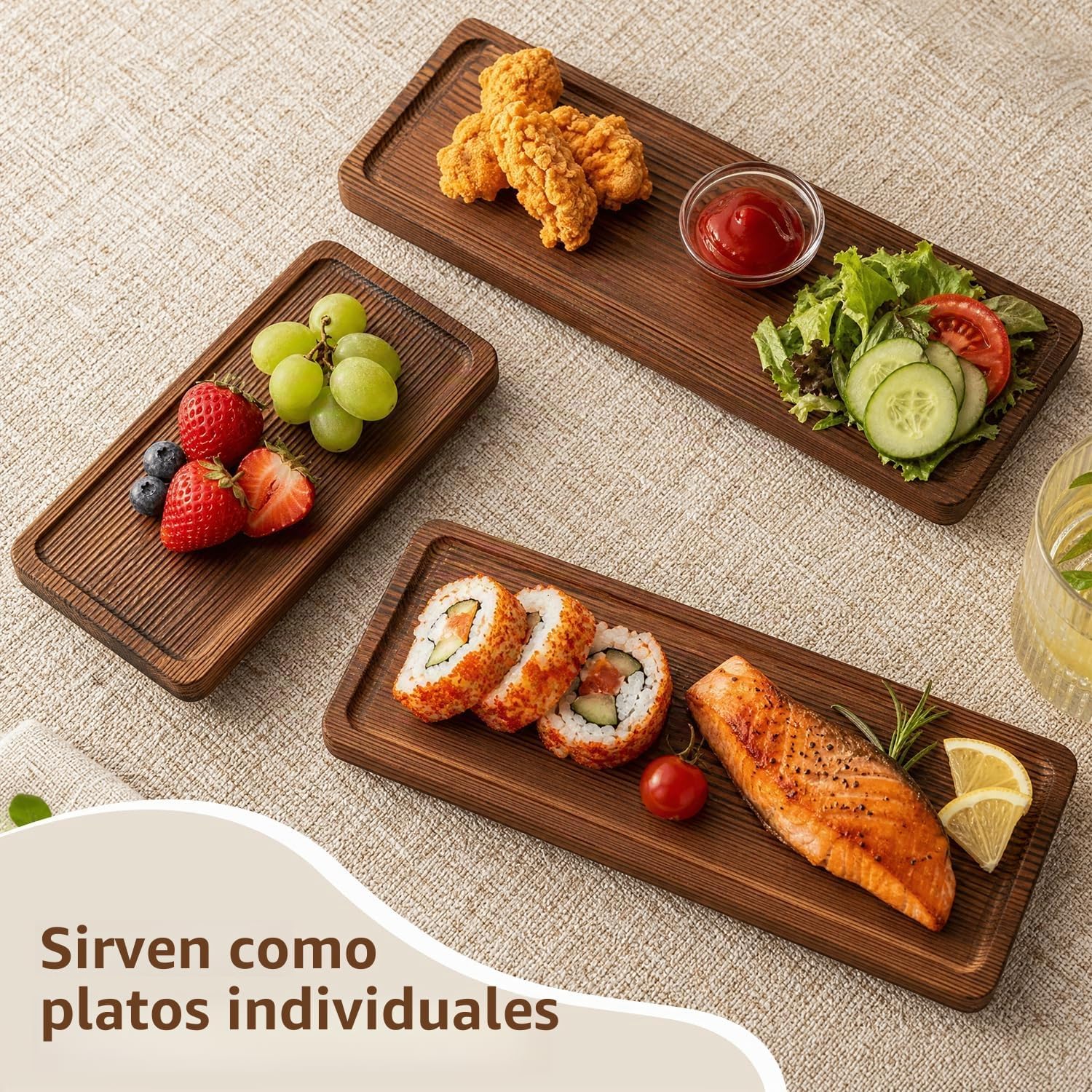 BANDEJA PARA SERVIR PLEGABLE DE MADERA 3 NIVELES ADPEXMA - 4