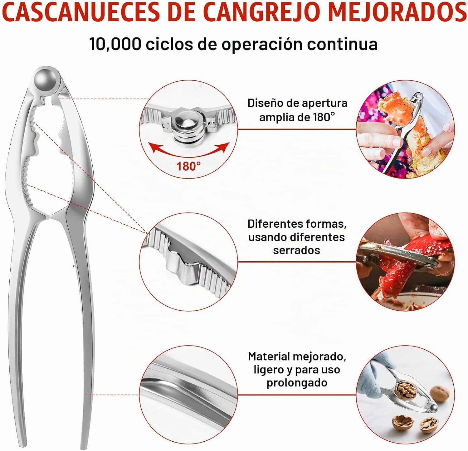 SET DE UTENSILIOS PARA MARISCOS RKIIQII 20 PIEZAS CON ESTUCHE - 3