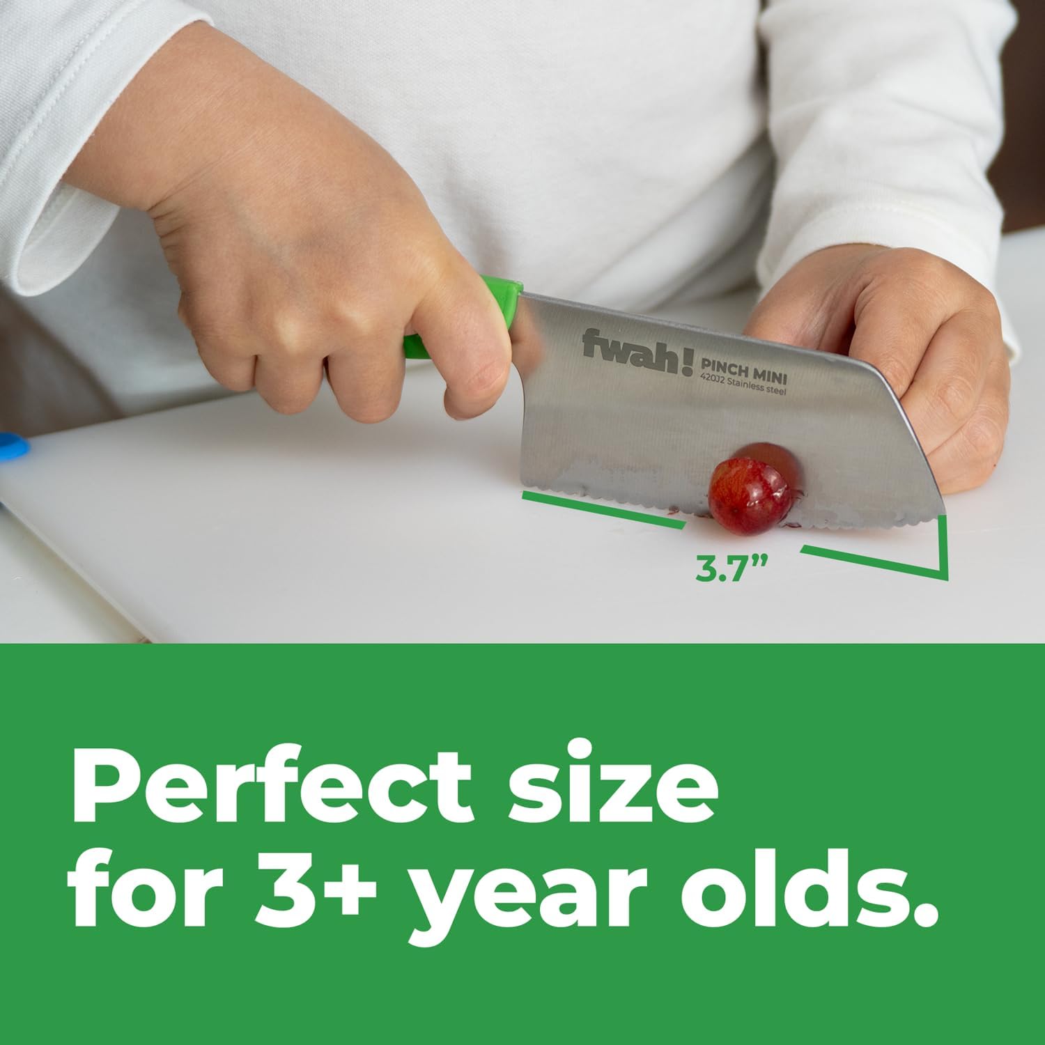 CUCHILLO PARA NIÑOS FWAH! PINCH MINI TODDLER CHEF KNIFE PARA MAYORES DE 3 AÑOS - 2