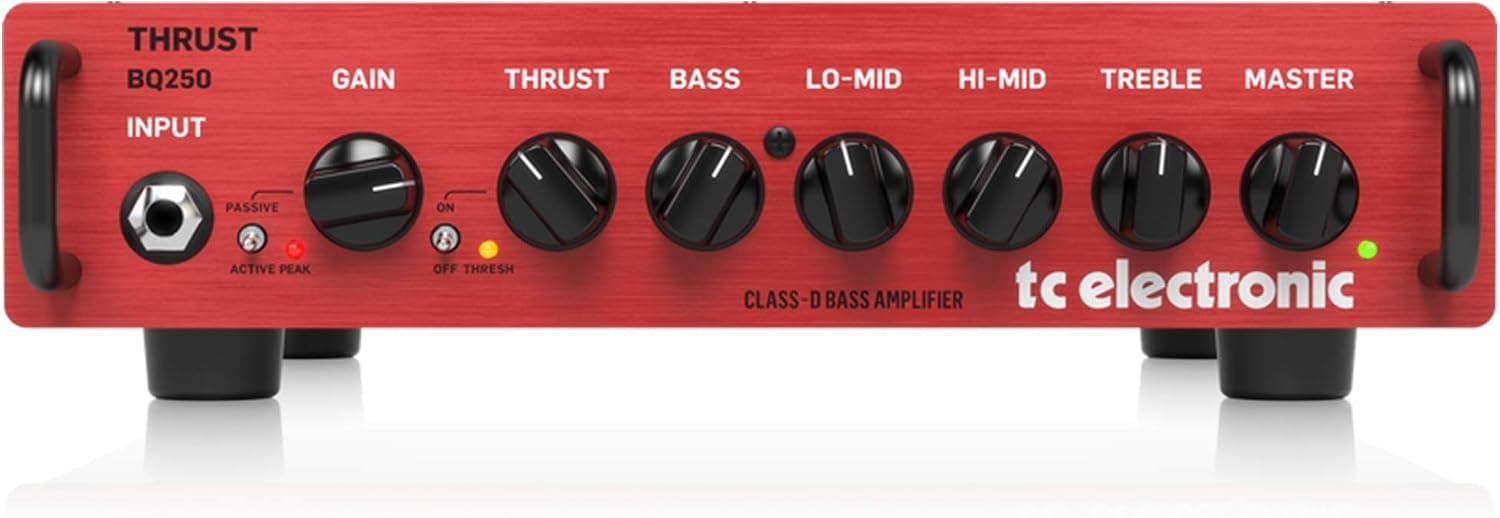 PREAMPLIFICADOR PARA BAJO TC ELECTRONIC THRUST BQ250 250W PORTÁTIL CON COMPRESOR THRUST - 1