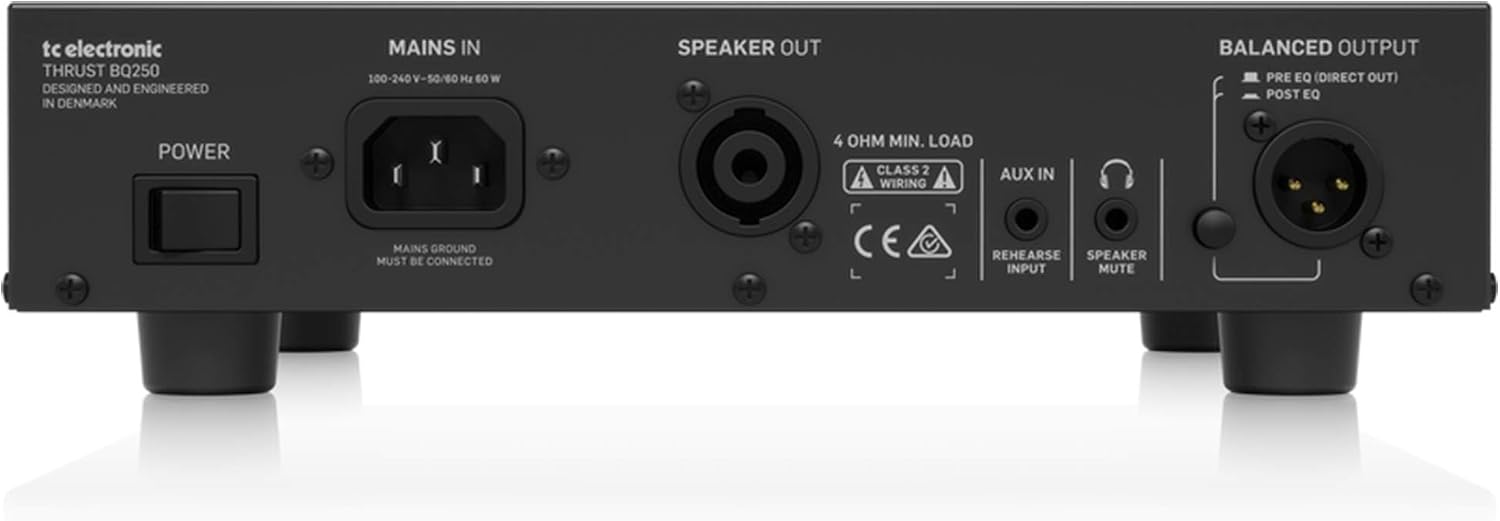 PREAMPLIFICADOR PARA BAJO TC ELECTRONIC THRUST BQ250 250W PORTÁTIL CON COMPRESOR THRUST - 3
