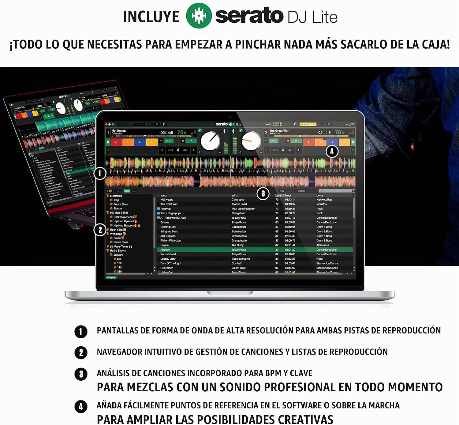 CONTROLADOR DJ NUMARK MIXTRACK PRO FX - 4
