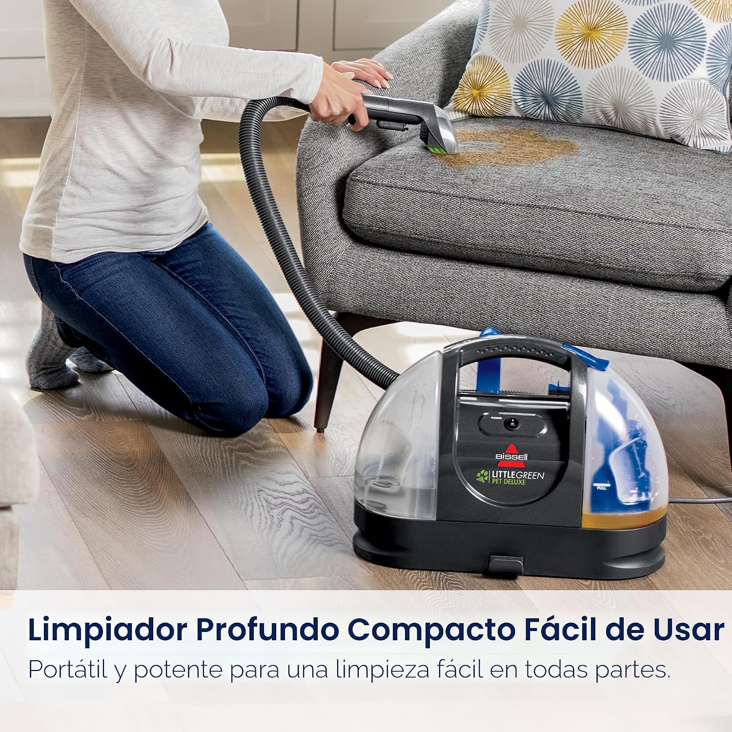 LIMPIADOR PORTÁTIL DE ALFOMBRAS BISSELL LITTLE GREEN PET DELUXE 3353 - 5
