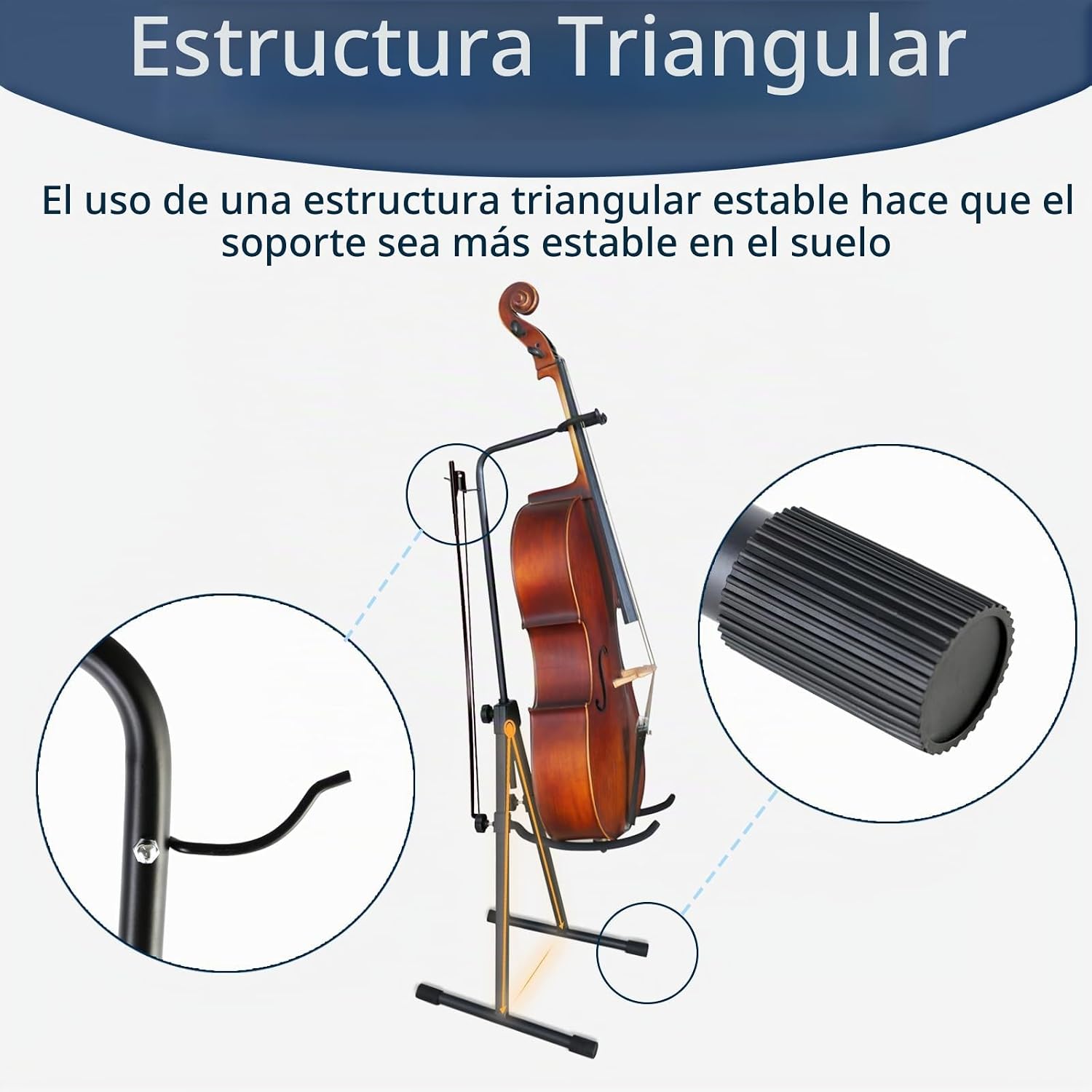 ATRIL PARA CONTRABAJO EASTROCK NEGRO - 5