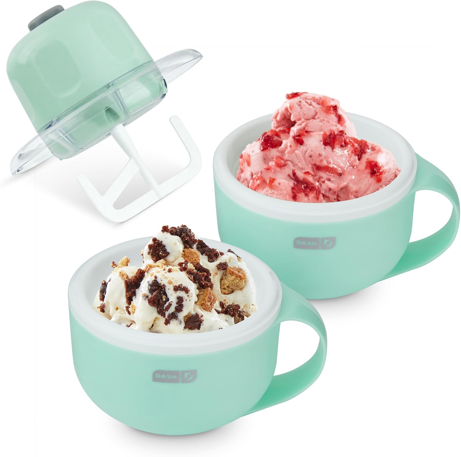 MÁQUINA PARA HELADOS DASH MY MUG 2 UNIDADES AQUA - 1