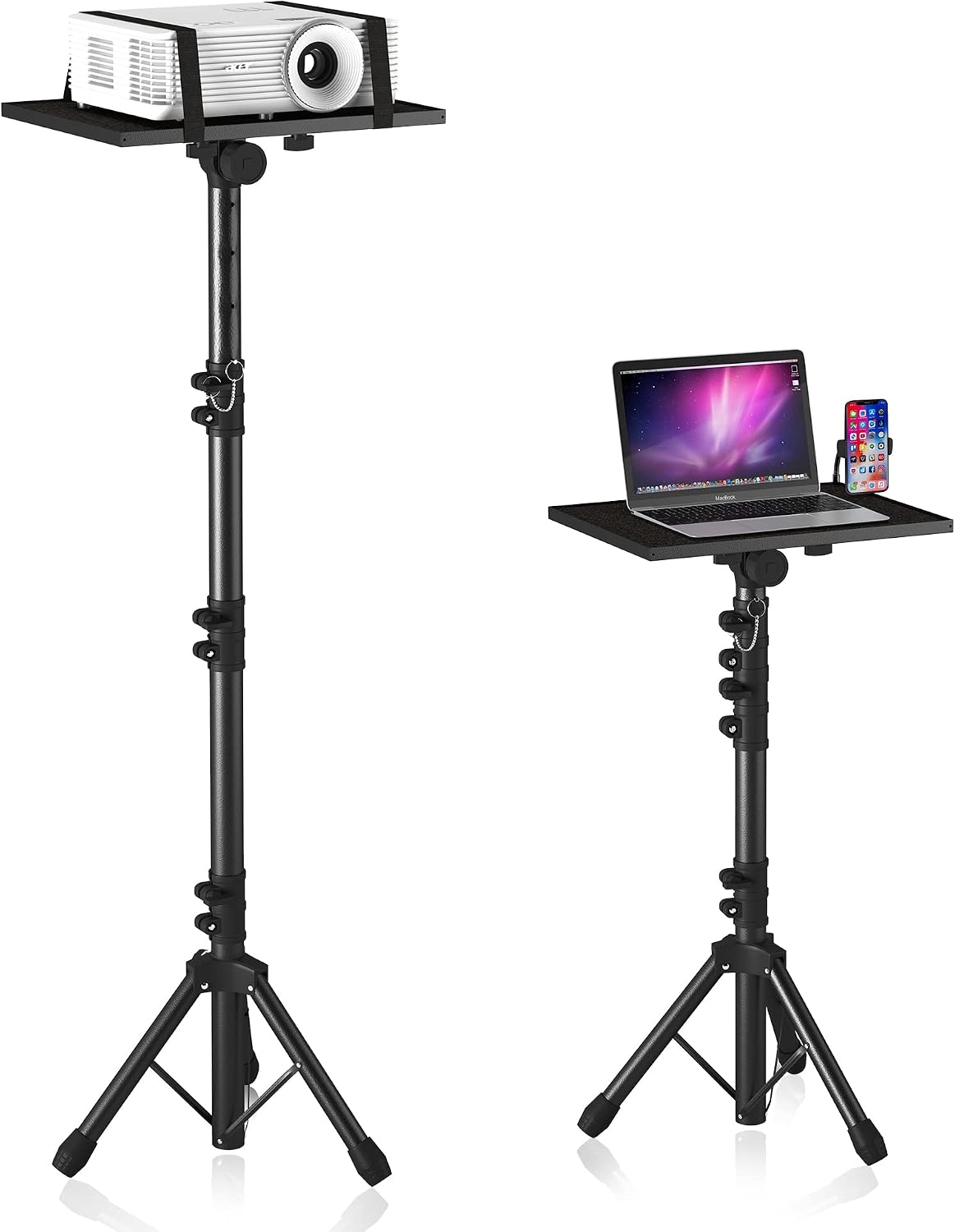 SOPORTE TRÍPODE PARA PROYECTOR Y LAPTOP DECOSIS AJUSTABLE 23.5-63.5 PULGADAS - 1