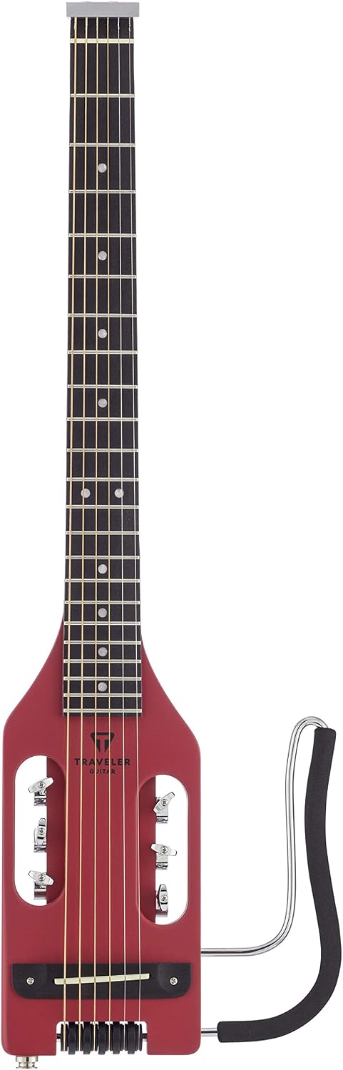GUITARRA ACÚSTICA ELECTROACÚSTICA TRAVELER GUITAR ULTRA-LIGHT VINTAGE ROJO - 4