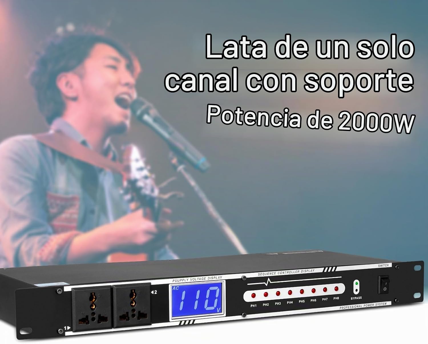 FUENTE DE ALIMENTACIÓN DEPUSHENG D228 10 SALIDAS 2000W CON DISPLAY DE VOLTAJE - 3