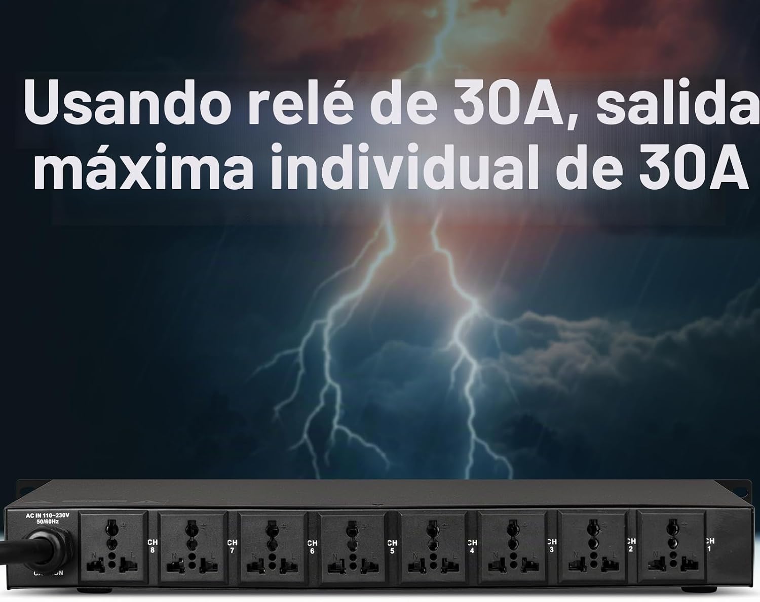 FUENTE DE ALIMENTACIÓN DEPUSHENG D228 10 SALIDAS 2000W CON DISPLAY DE VOLTAJE - 5