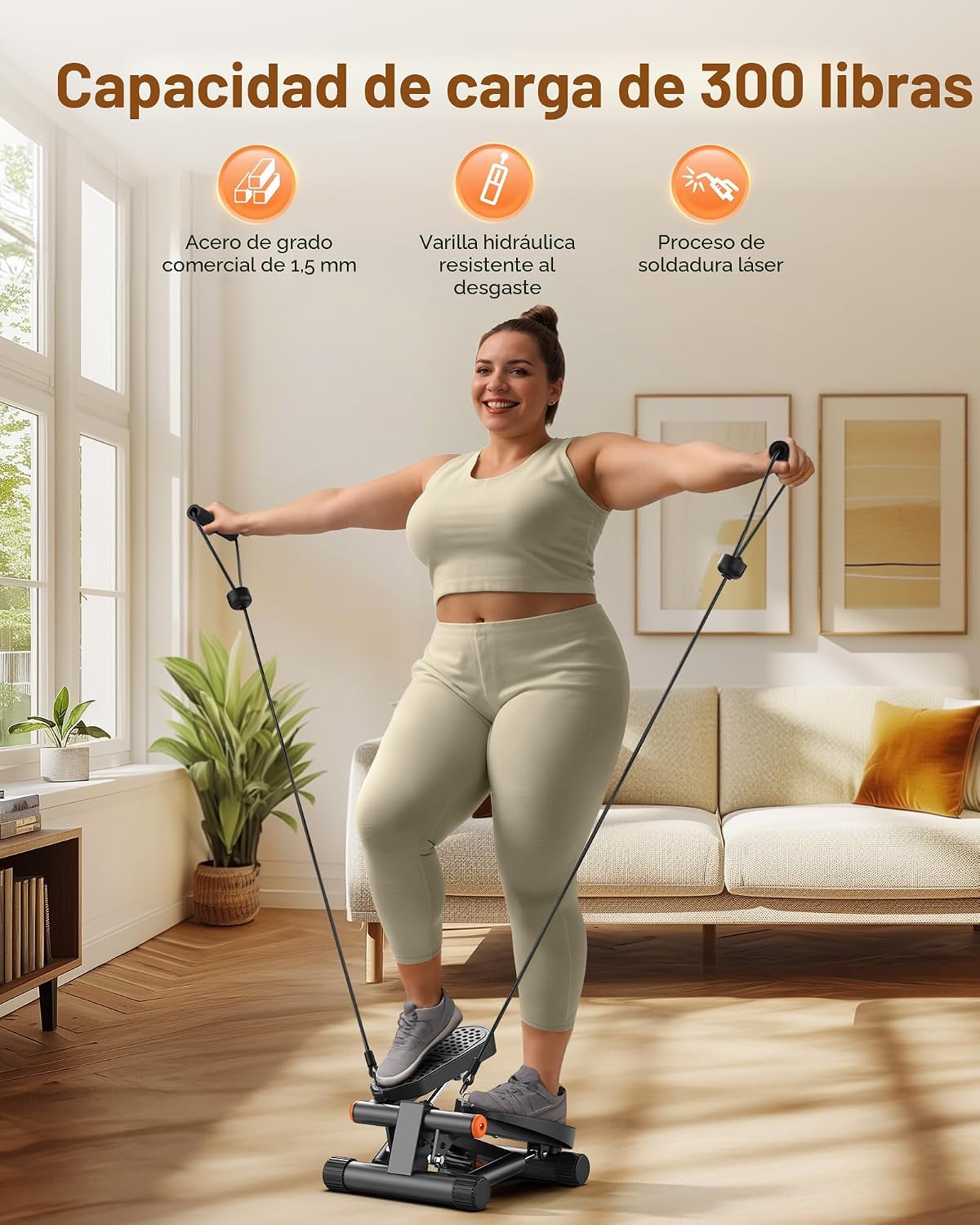 STEPPER PARA EJERCICIO NICEDAY MINI CON CAPACIDAD 136 KG - 5