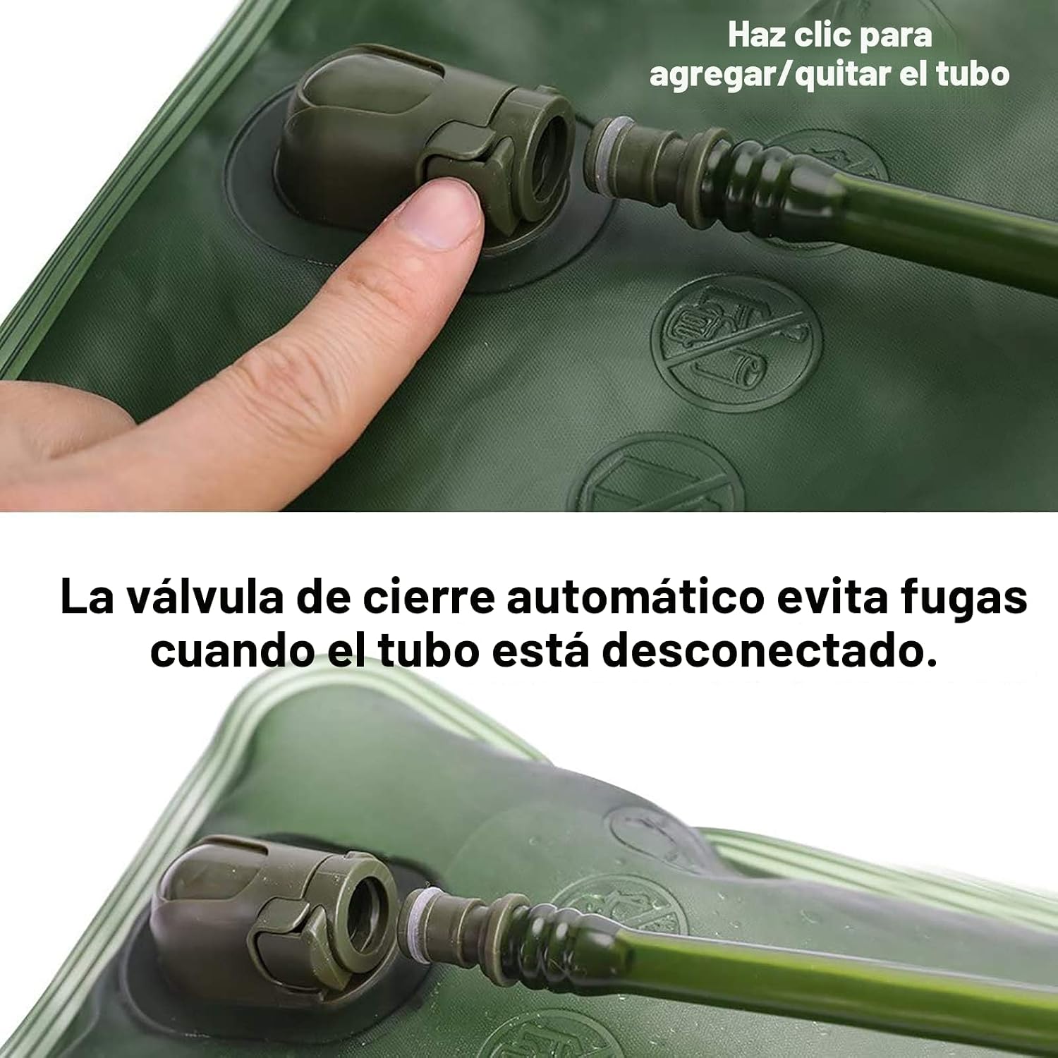 CANTIMPLORA CHERAINTI HYDRATION BLADDER 2L VERDE MILITAR - 4