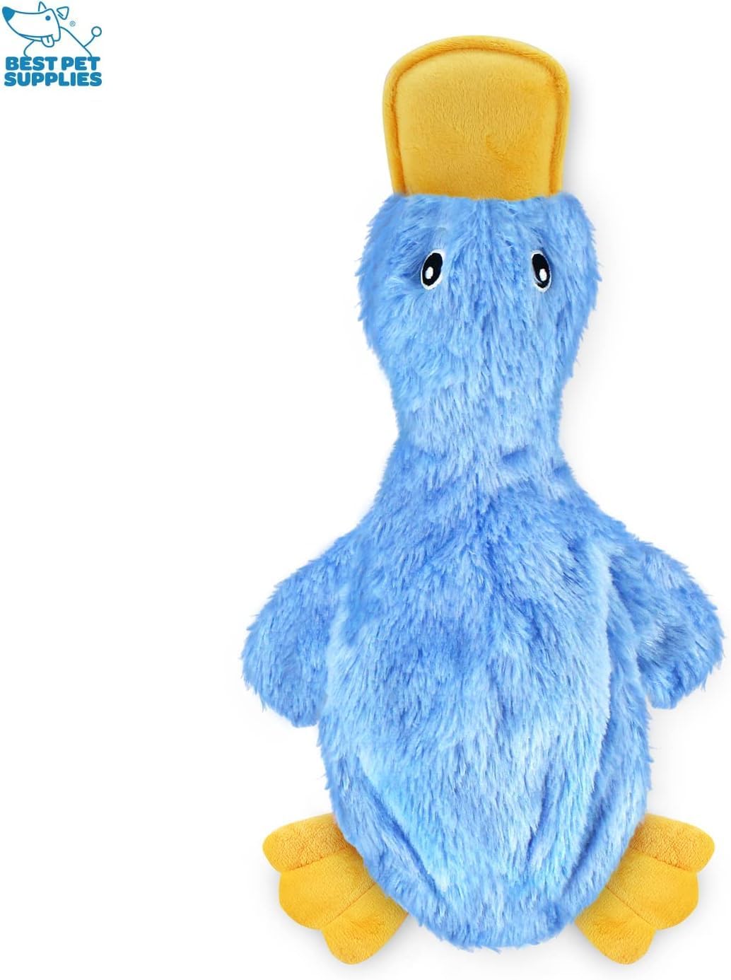 JUGUETE INTERACTIVO PARA PERRO BEST PET SUPPLIES CRINKLE DUCK AMARILLO - 2