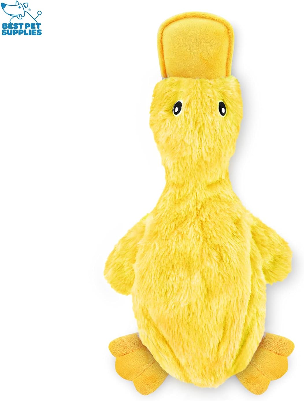 JUGUETE INTERACTIVO PARA PERRO BEST PET SUPPLIES CRINKLE DUCK AMARILLO - 3