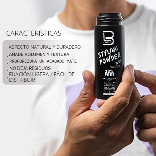 POLVO TEXTURIZADOR L3 LEVEL 3 PARA CABELLO MASCULINO, 60 G - 3