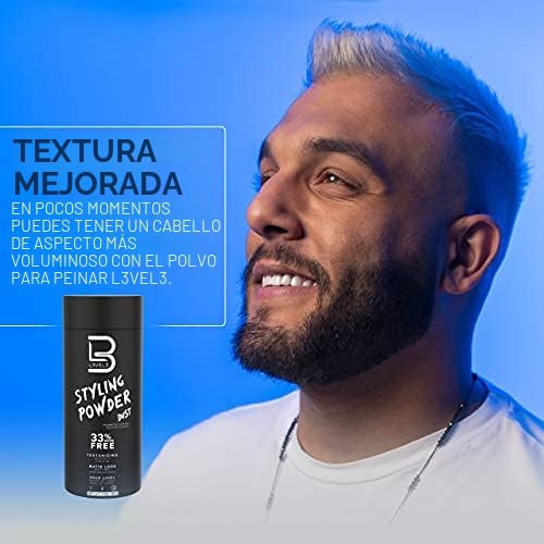 POLVO TEXTURIZADOR L3 LEVEL 3 PARA CABELLO MASCULINO, 60 G - 4