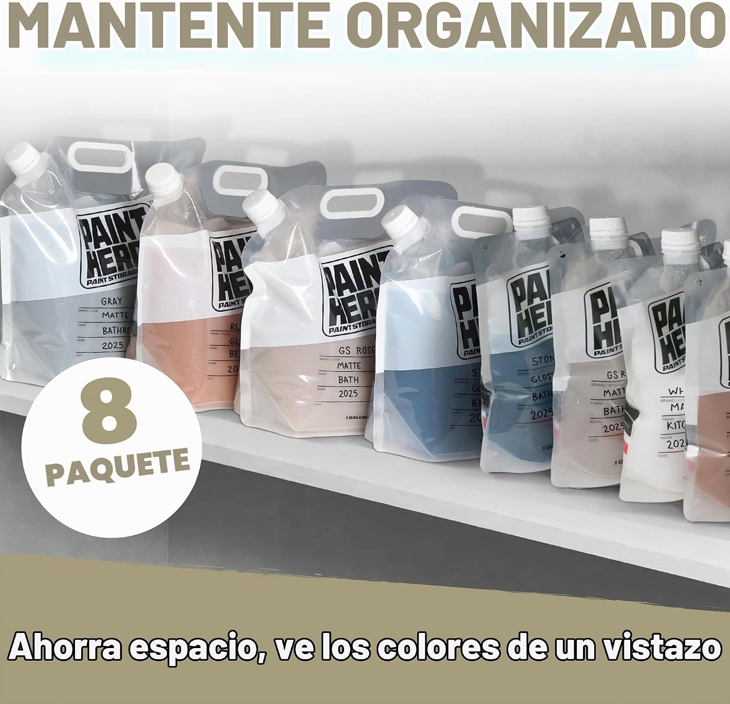 BOLSAS PARA ALMACENAMIENTO DE PINTURA GOSPORTS PAINT HERO 8 UNIDADES - 4