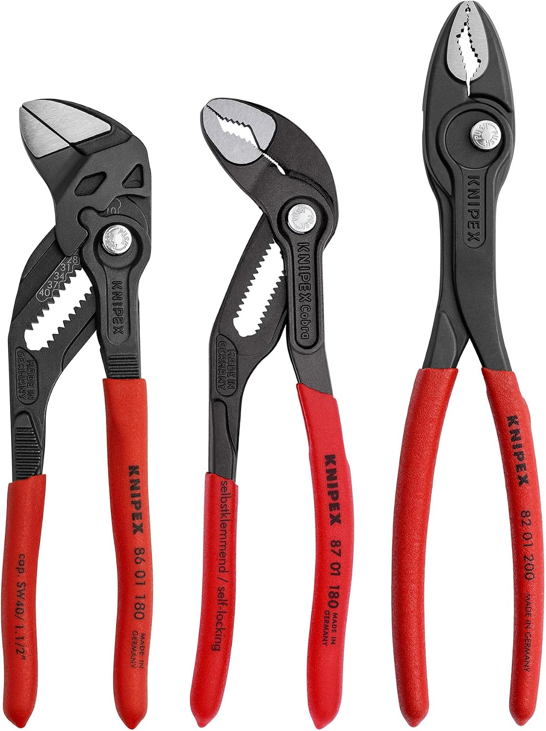 SET DE PINZAS KNIPEX 9K 00 80 156 US 3 PIEZAS - 1