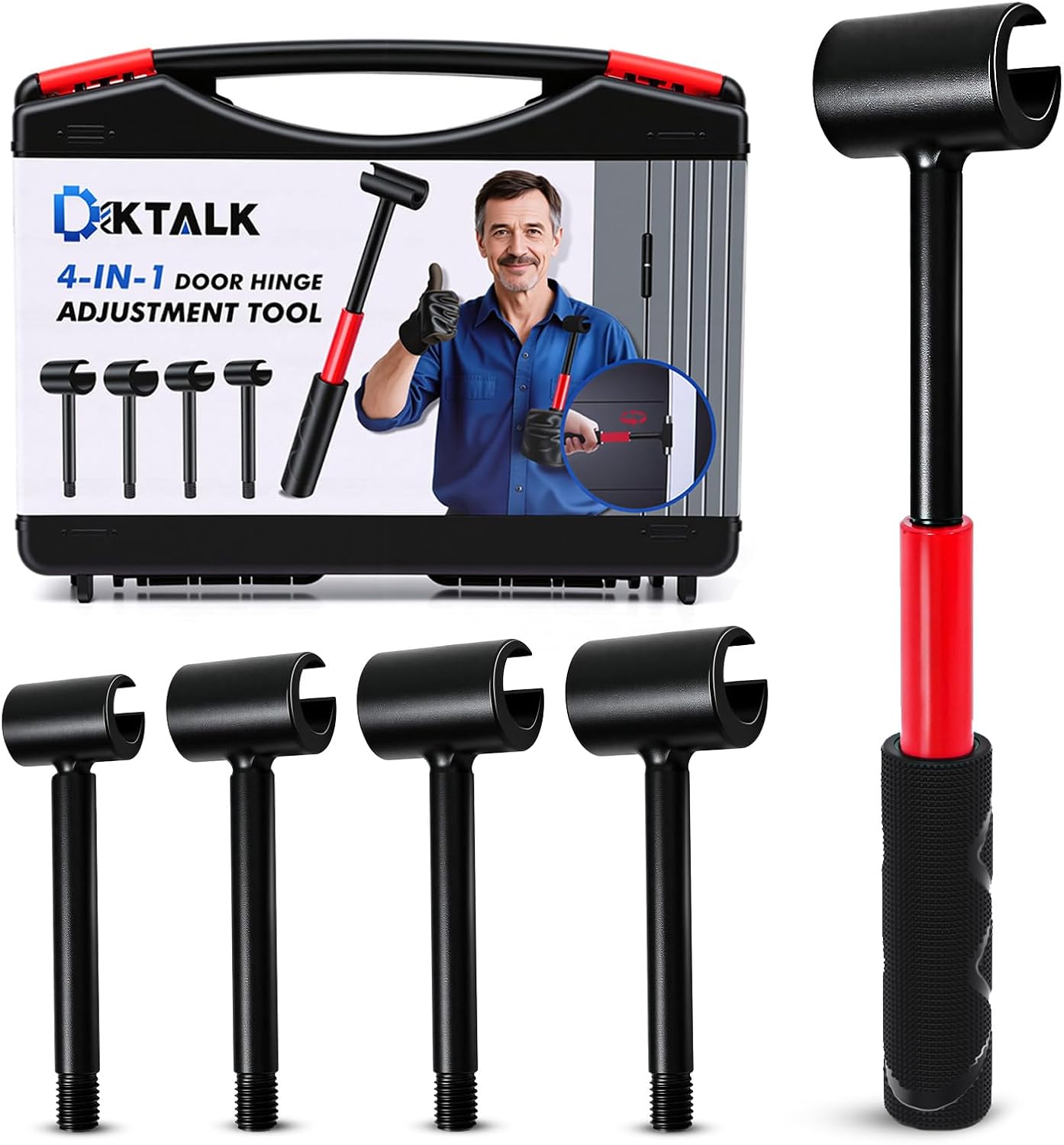HERRAMIENTA PARA AJUSTE DE BISAGRAS DIKTALK 4 EN 1 0.55/0.71/0.91/0.98 PULGADAS - 1