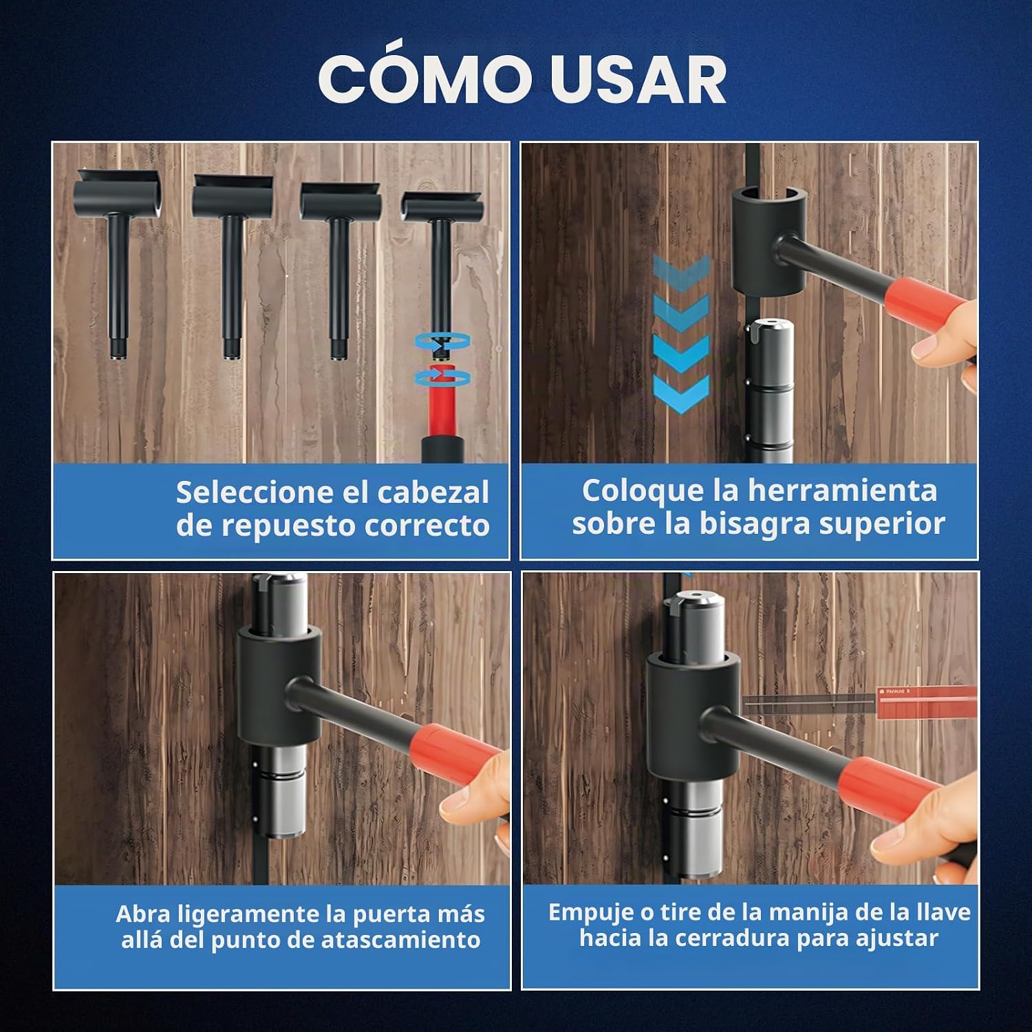 HERRAMIENTA PARA AJUSTE DE BISAGRAS DIKTALK 4 EN 1 0.55/0.71/0.91/0.98 PULGADAS - 5