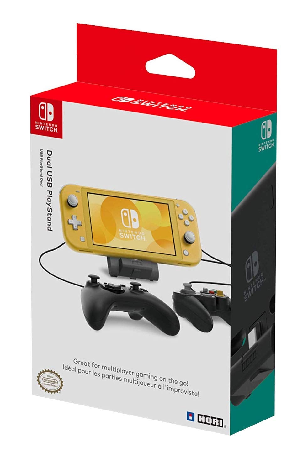 ADAPTADOR DUAL USB PLAYSTAND PARA NINTENDO SWITCH HORI - 1