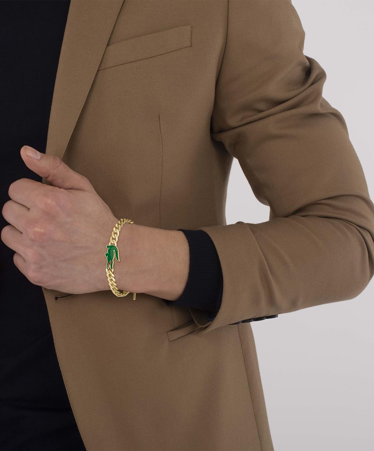 PULSERA PARA HOMBRE LACOSTE ARTHOR ACERO INOXIDABLE AJUSTABLE - 4