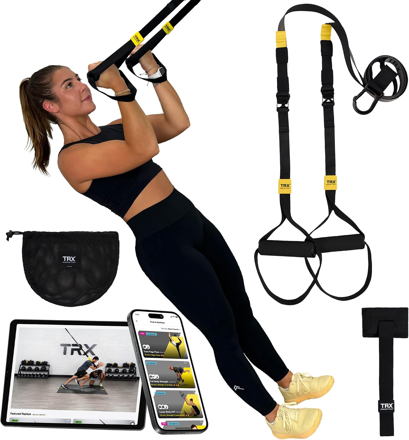 BANDA DE SUSPENSIÓN TRX GO PORTÁTIL PARA ENTRENAMIENTO EN CASA - 1