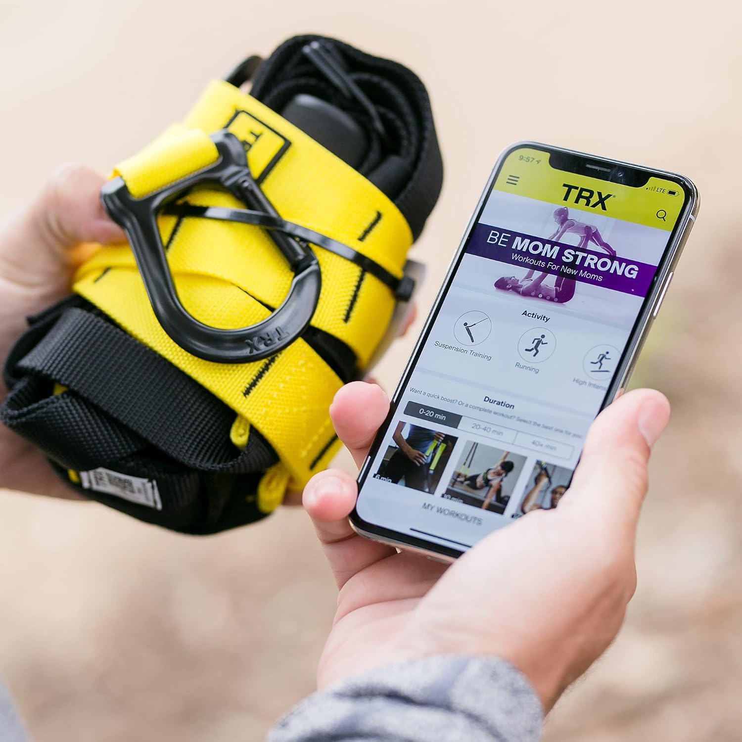 BANDA DE SUSPENSIÓN TRX GO PORTÁTIL PARA ENTRENAMIENTO EN CASA - 2