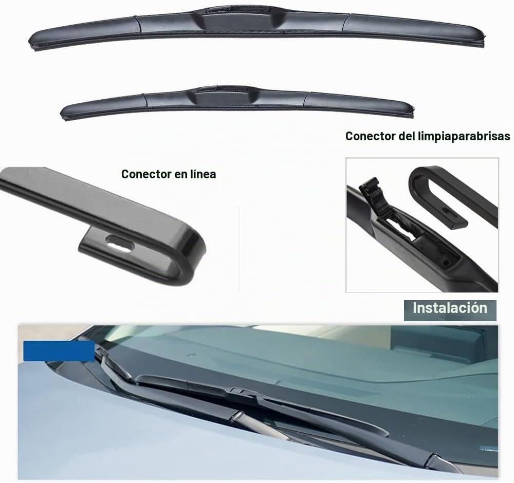 PLUMAS LIMPIAPARABRISAS AUTOPIXL COMPATIBLES CON TOYOTA HILUX AN120 AN130 2015-2023 22' + 16' - 3