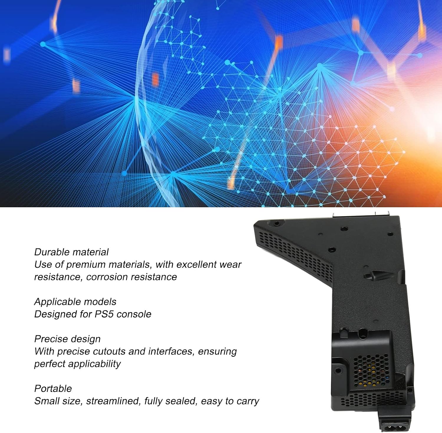 FUENTE DE PODER PUSOKEI ADP 400ER PARA CONSOLA CON CABLE Y ENCHUFE US - 3
