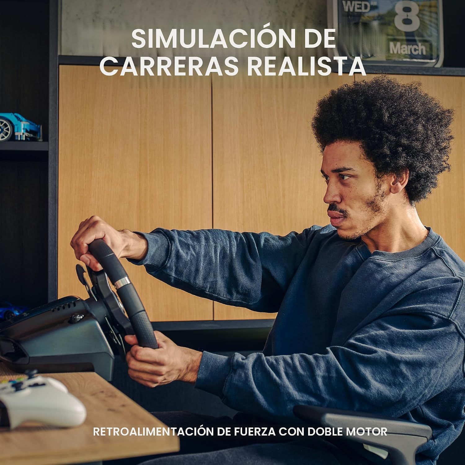 VOLANTE LOGITECH G920 DRIVING FORCE CON PEDALES Y PALANCA DE CAMBIOS PARA XBOX SERIES X|S, XBOX ONE Y PC - 4