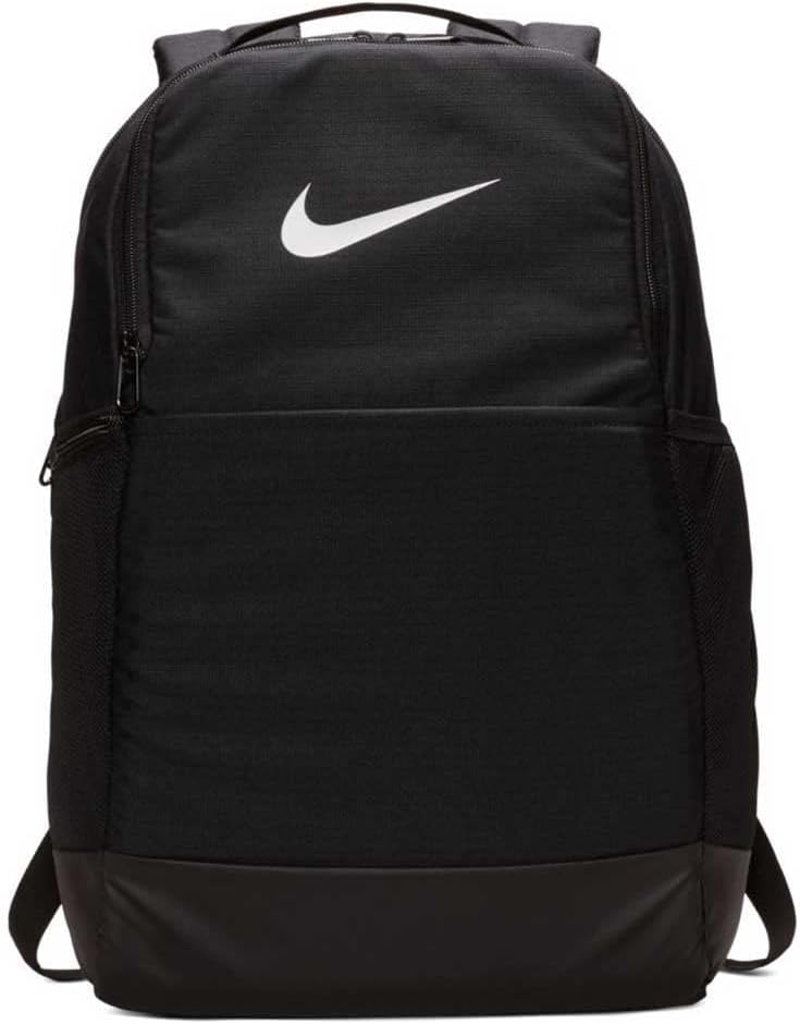 MOCHILA NIKE BRASILIA MEDIUM TRAINING NEGRA CON COMPARTIMENTO PARA LAPTOP - 4