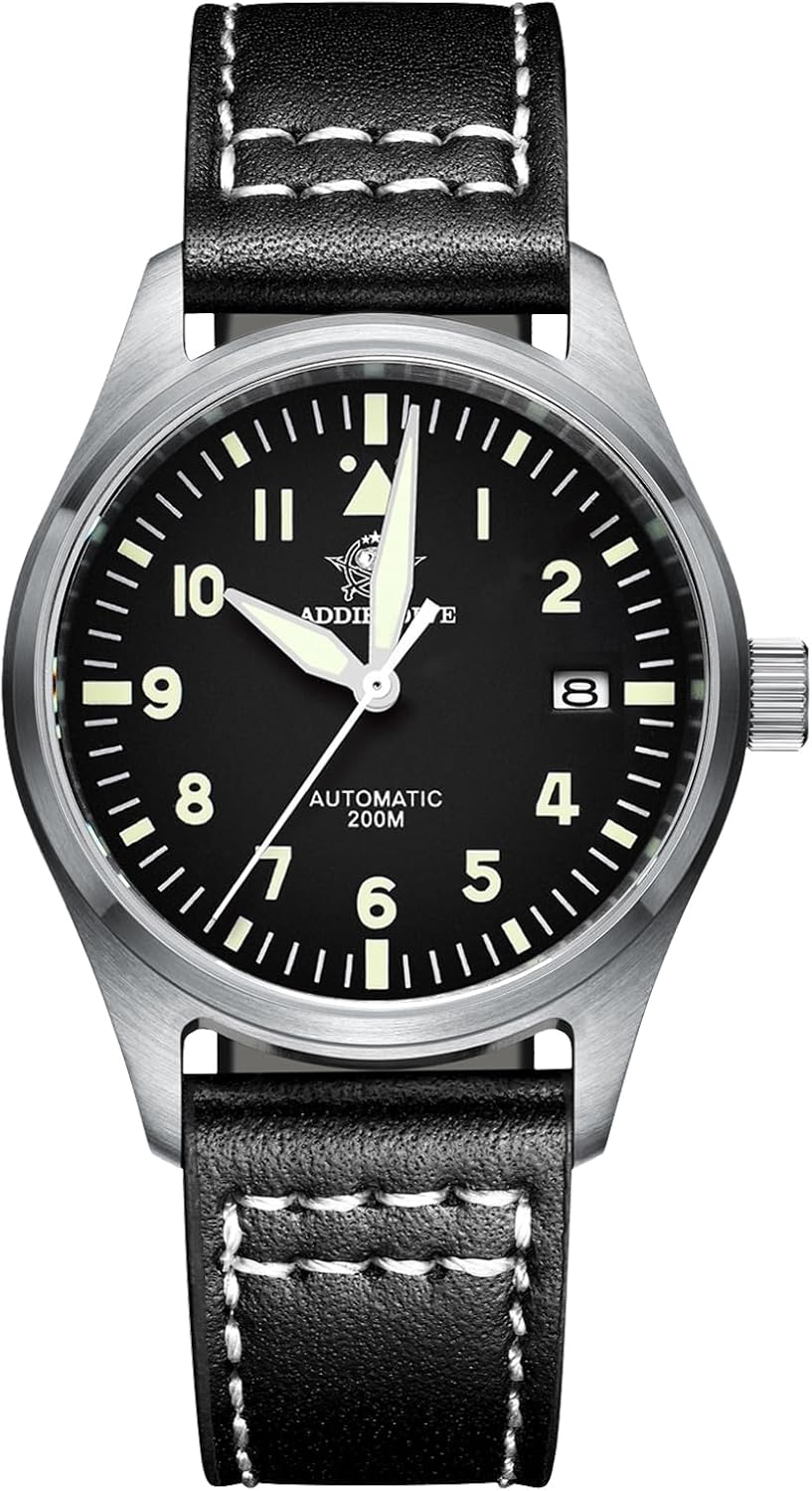 RELOJ ADDIESDIVE AUTOMÁTICO ACERO INOXIDABLE BUZO 200M ESFERA NEGRA - 1