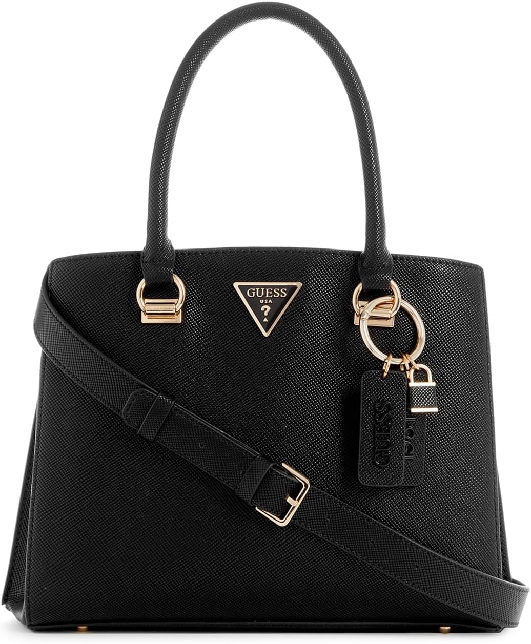 CARTERA GUESS NOELLE GIRLFRIEND SATCHEL CON CORREA AJUSTABLE - 1
