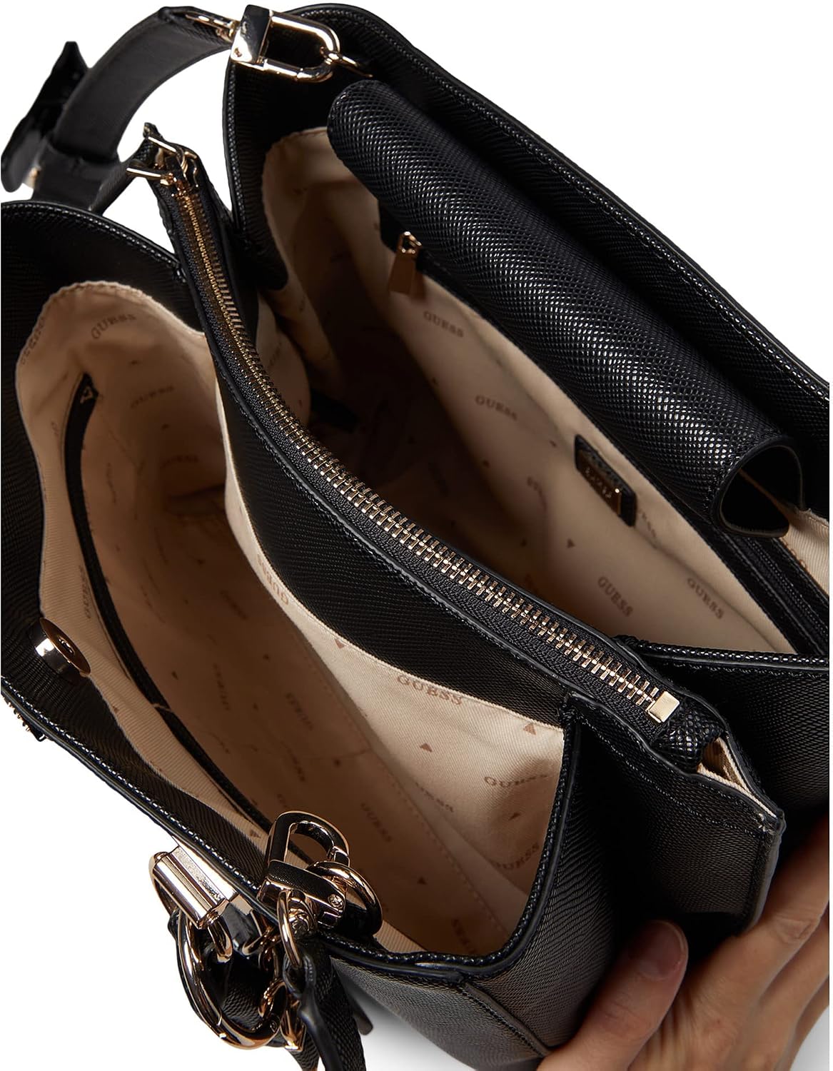 CARTERA GUESS NOELLE GIRLFRIEND SATCHEL CON CORREA AJUSTABLE - 2