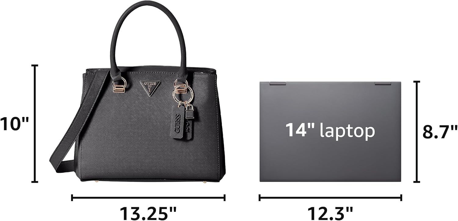 CARTERA GUESS NOELLE GIRLFRIEND SATCHEL CON CORREA AJUSTABLE - 3