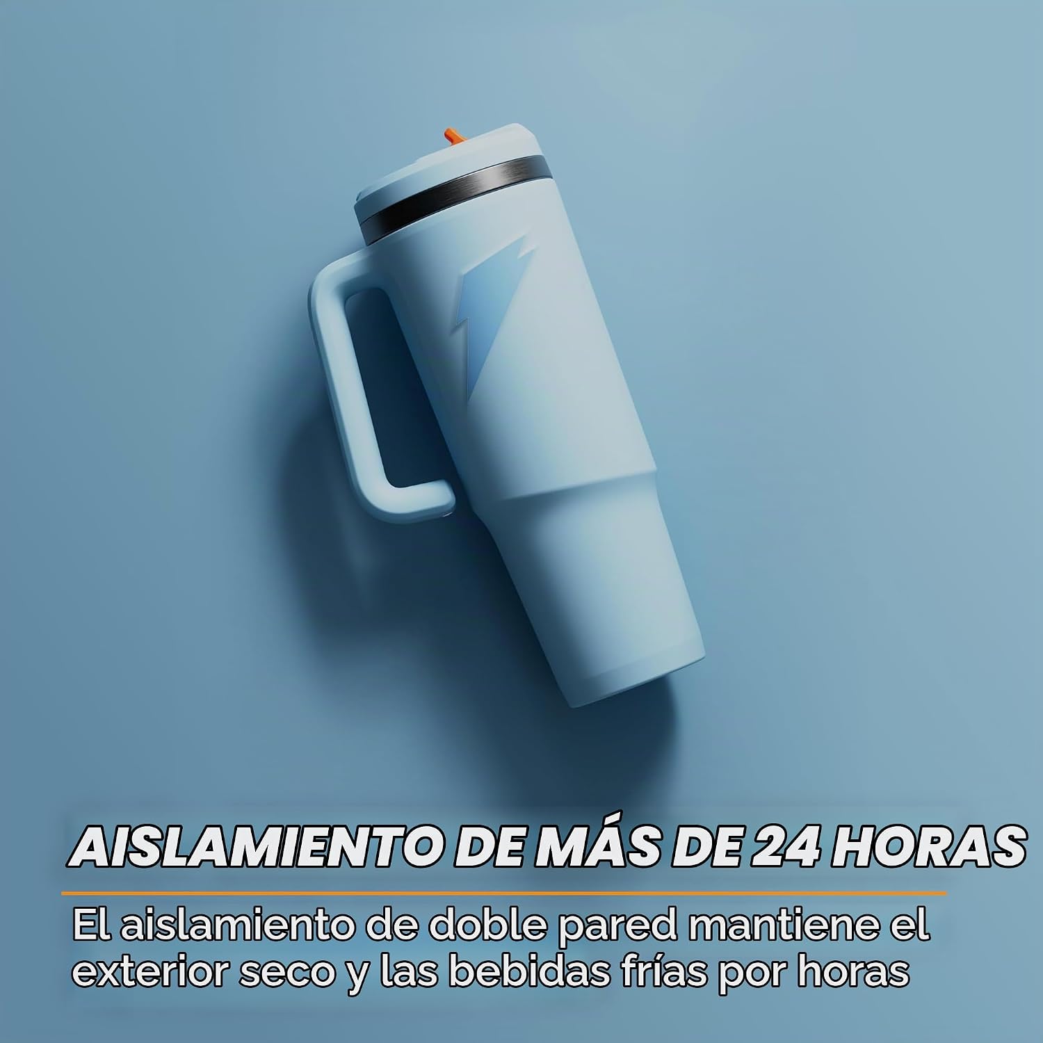 TERMO GATORADE CROSSOVER ACERO INOXIDABLE 36 OZ AZUL CLARO - 4