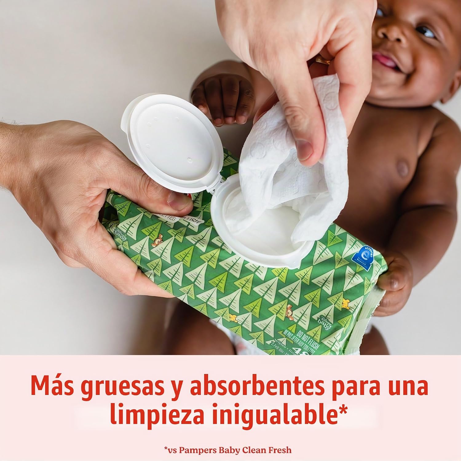 TOALLITAS HUMEDAS HUGGIES NATURAL CARE SENSITIVE SIN AROMA 8 PACKS 448 UNIDADES - 4