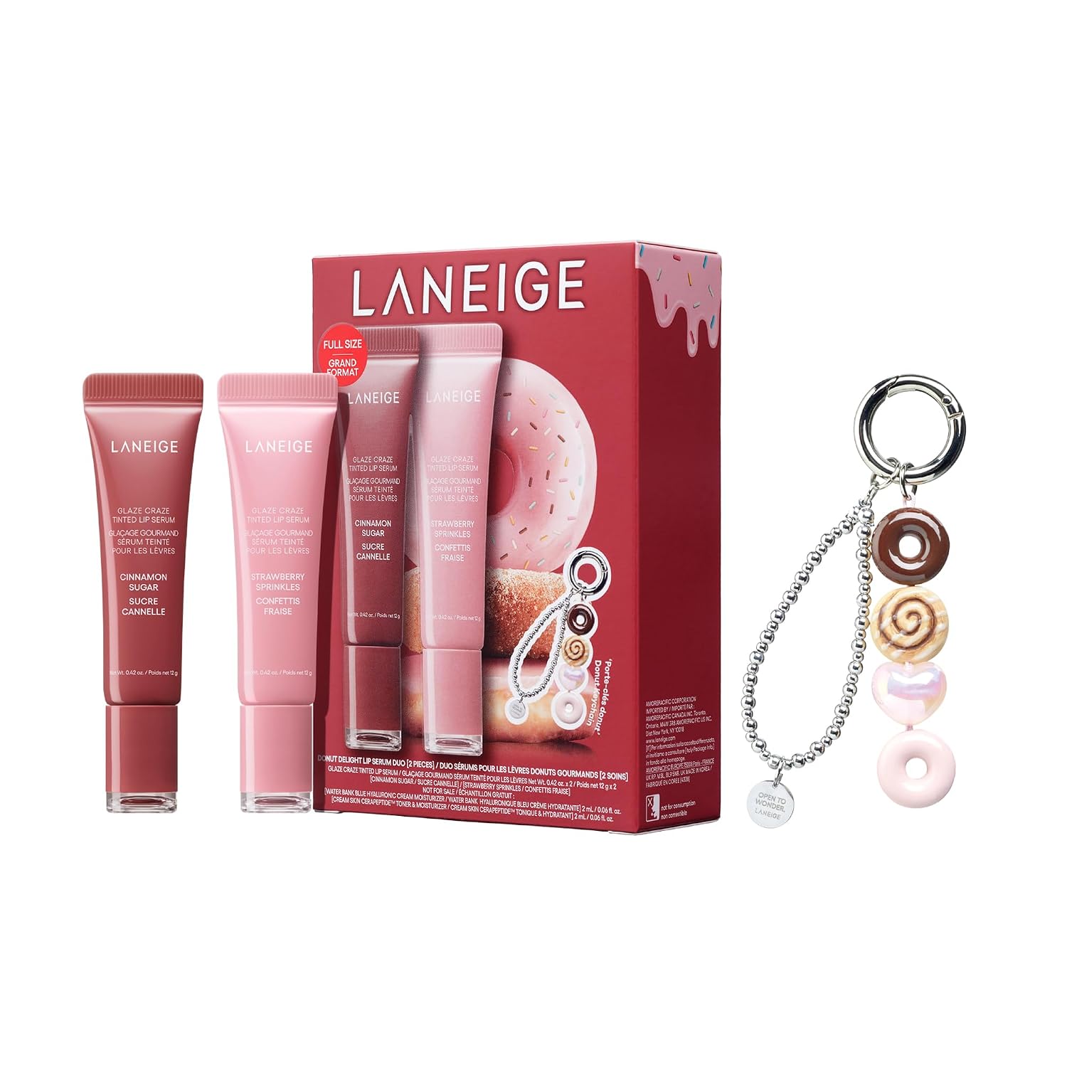 SÉRUM LABIAL TINTADO LANEIGE GLAZE CRAZE CINNAMON SUGAR Y STRAWBERRY SPRINKLES - 1