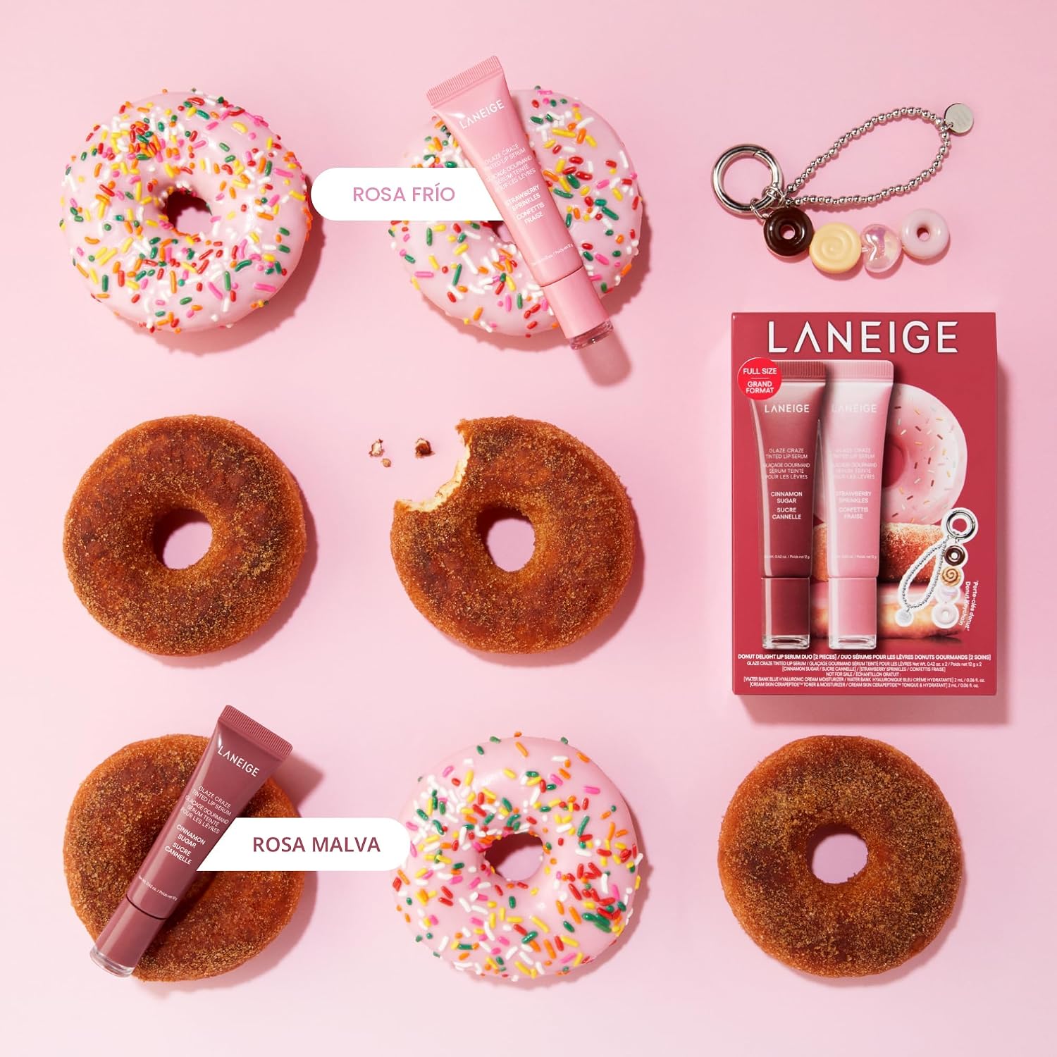 SÉRUM LABIAL TINTADO LANEIGE GLAZE CRAZE CINNAMON SUGAR Y STRAWBERRY SPRINKLES - 3