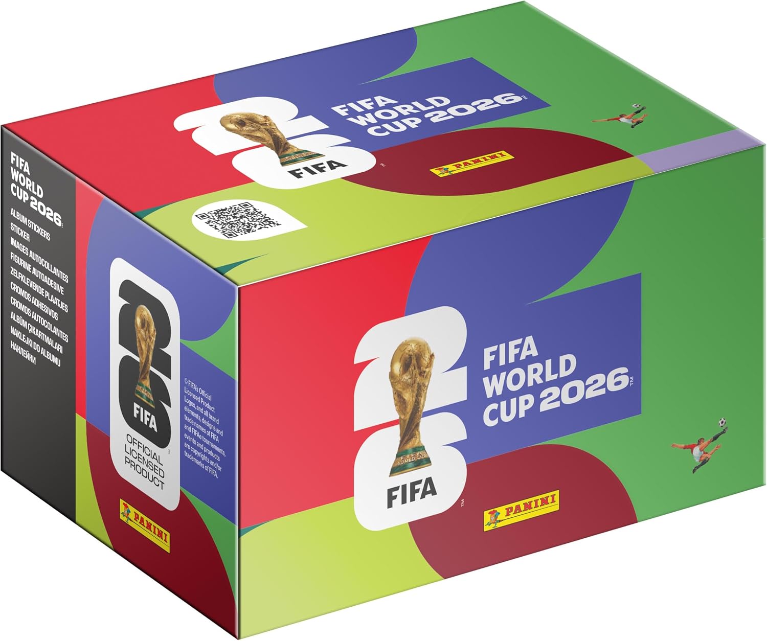 STICKER PANINI FIFA WORLD CUP 2026 CAJA 100 SOBRES - 1
